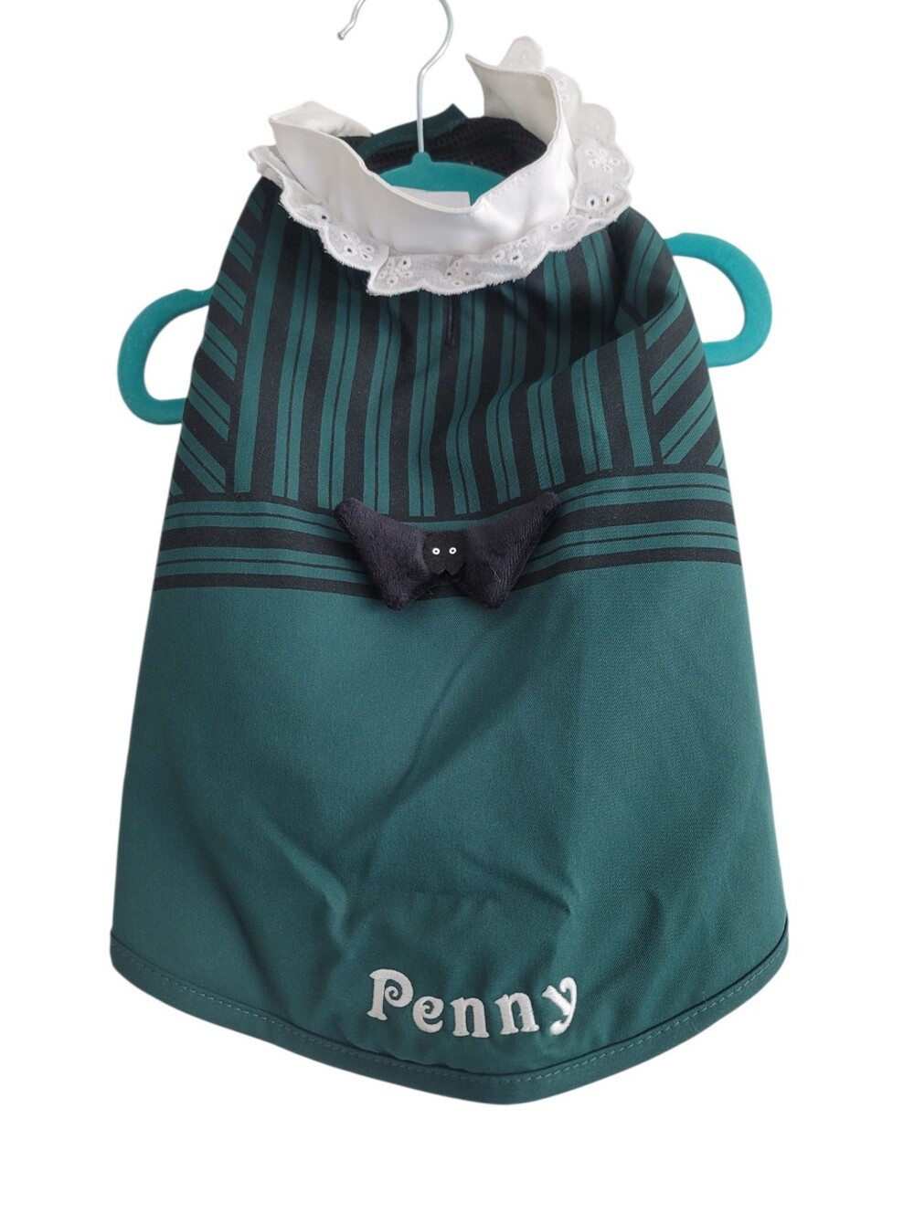 NEW Disney Haunted Mansion Ghost Hostess Pet Costume Medium Personalized‎ PENNY